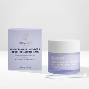 Snow Fox Multi-Ceramide Lavender & Coconut Sleeping Mask